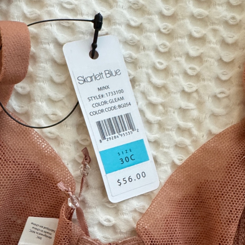 Shade & Shore Lace Bra in Tan - Picture 3 of 3